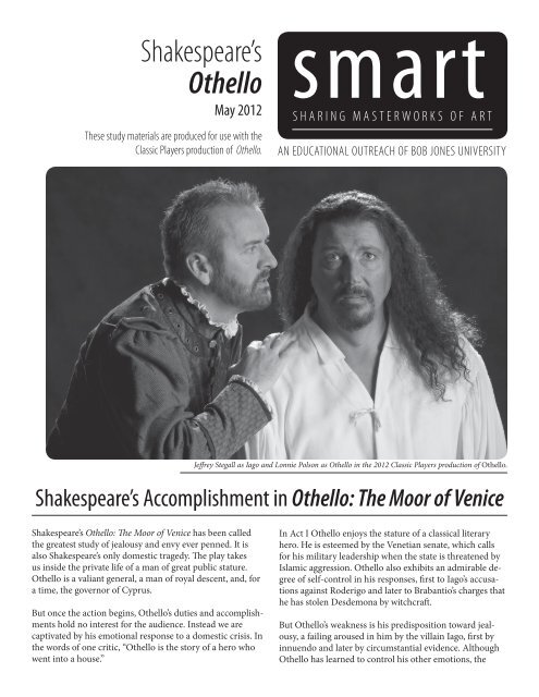 Shakespeare&rsquo;s Othello - Bob Jones University
