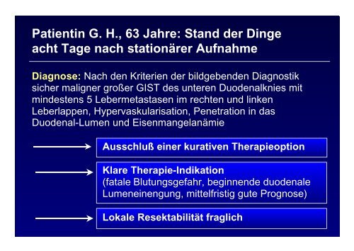 duodenaler GIST - medizin-telegramm