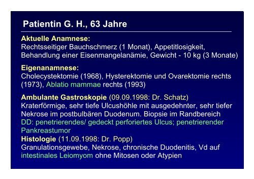 duodenaler GIST - medizin-telegramm