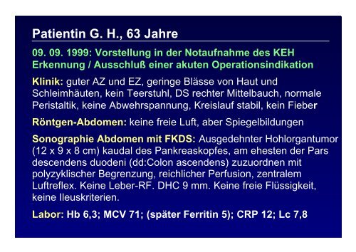 duodenaler GIST - medizin-telegramm