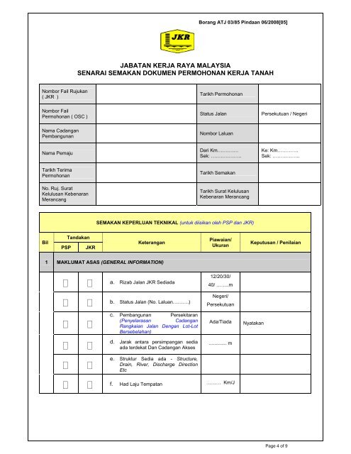 Garis Panduan Memproses Permohonan Pembangunan Tepi Jalan ...