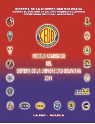 Documento - Comité Ejecutivo de la Universidad Boliviana