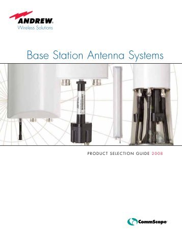 Base Station Antenna Systems 2008 Product Selection Guide - AVW
