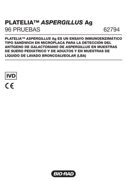 62794 Platelia Aspergillus Ag.pdf - BIO-RAD