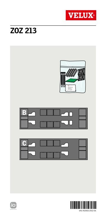 Montagehilfe Solarpanel ZOZ 213 - Velux