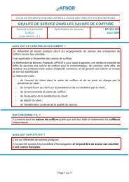 Services Fiche BP X50-890