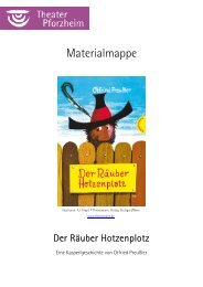 Materialmappe zu â€žDer RÃ¤uber Hotzenplotzâ€œ - Theater Pforzheim