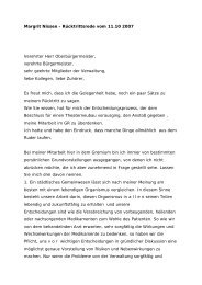 Margrit Nissen - Rücktrittsrede vom 11 - Stadtpolitik Heidelberg