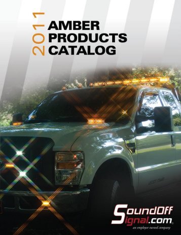 SoundOff Amber Product Catalog - Stonebrooke Equipment