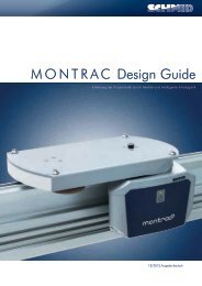 M O N T R A C Design Guide - SCHMID montratec