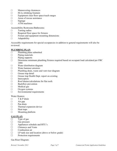 Commercial Permit Guidelines - City of Oviedo