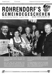 Gemeindezeitung 11/2012 - Rohrendorf bei Krems