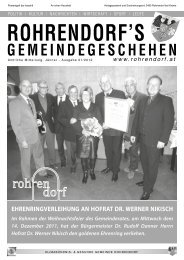 Gemeindezeitung 01/2012 - Rohrendorf bei Krems