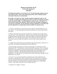 Homework Question Set #5 NATS 101, Section 13 Fall 2010