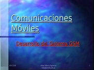 Desarrollo de Sistemas GSM