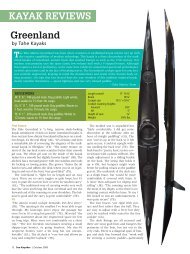 KAYAK REVIEWS Greenland - Expedition Kayaks