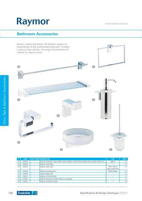 Sinks, Taps & Bathroom Accessories - Mico Design