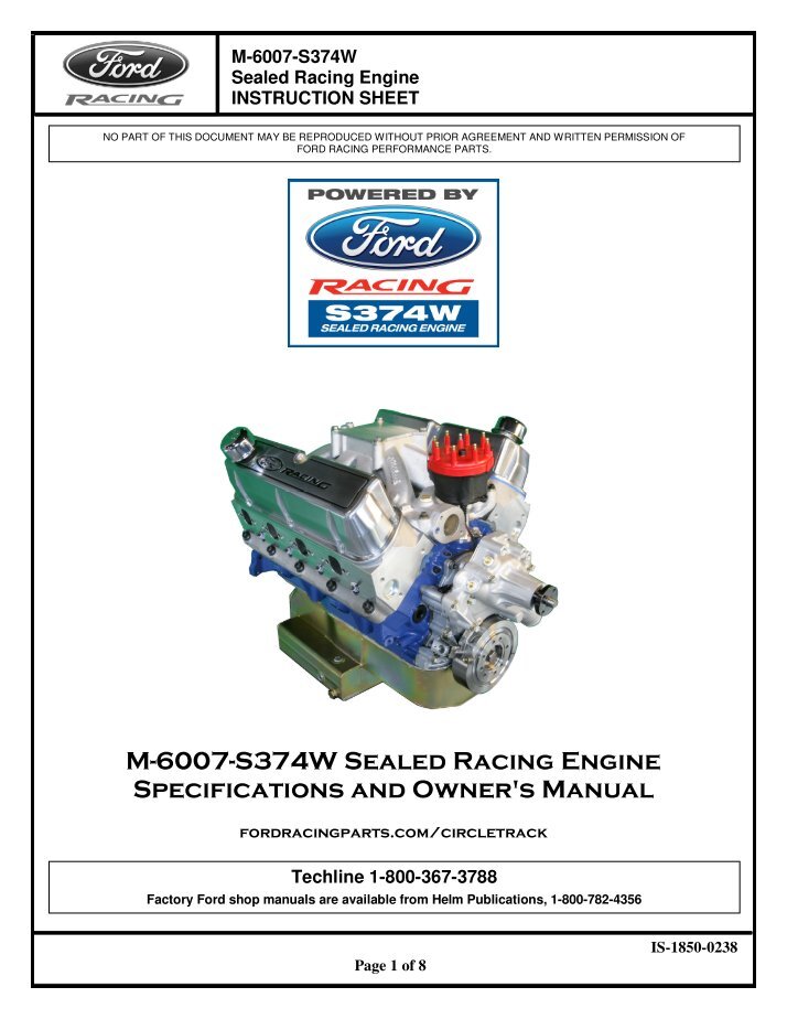 ford racing performance parts