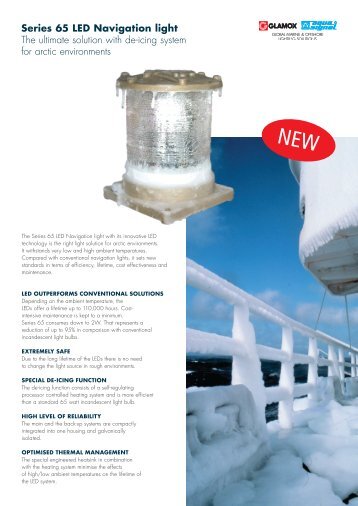 Series 65 LED Navigation light The ultimate solution with de-icing ...