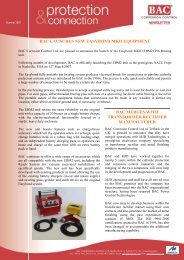 Summer 2007 Newsletter - BAC Corrosion Control Ltd