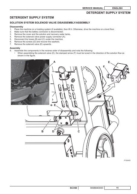 SERVICE MANUAL - Nilfisk-Advance