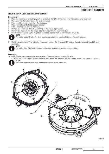 SERVICE MANUAL - Nilfisk-Advance