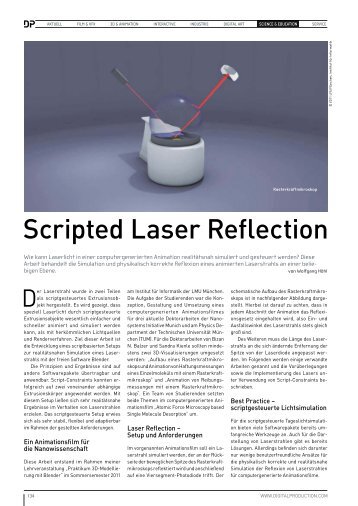 Scripted Laser Reflection - FH Joanneum