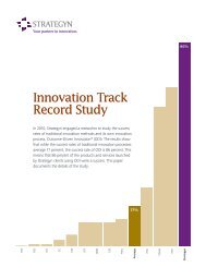 Innovation Track Record Study