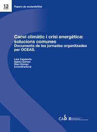 Canvi climÃ tic i crisi energÃ¨tica - Generalitat de Catalunya