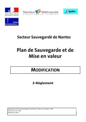 RÃ¨glement - Le plan local d'urbanisme de Nantes MÃ©tropole