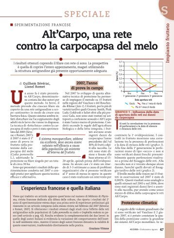 Alt'Carpo, una rete contro la carpocapsa del melo - Tec.bio