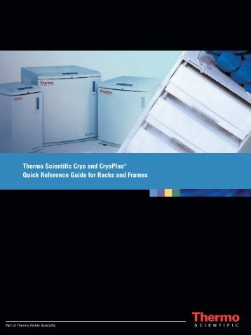 Thermo Scientific Cryo and CryoPlus®  Quick Reference Guide for ...