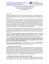 EARPA Open Letter to the European Commission The Future of EU ...