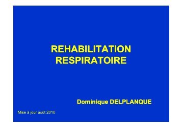 RÃ©habilitation respiratoire