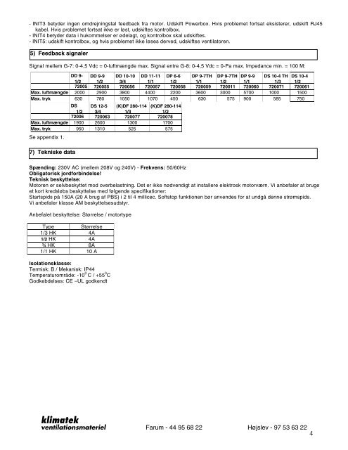 Ventilatorstyring med 0-10 V signal LS2 - KLIMATEK ...