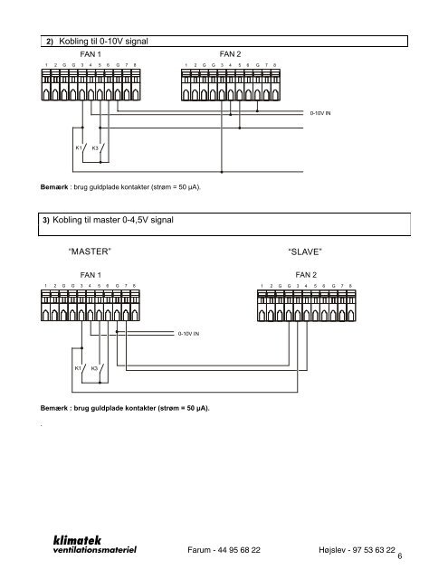 Ventilatorstyring med 0-10 V signal LS2 - KLIMATEK ...