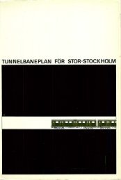 TUNNELBANEPLAN FÃƒÂ–R STOR-STOCKHOLM