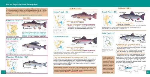Fishing Regulations - Yellowstone Up Close and Personal