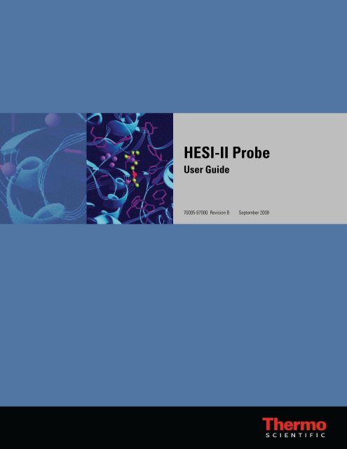 HESI-II Probe User Guide - Thermo Scientific Home Page