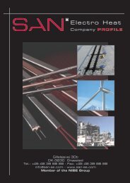 Company Profile - SAN Electro Heat A/S