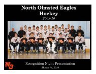North Olmsted Eagles Hockey - NOHS Teachers