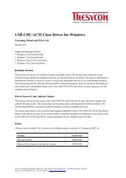 USB CDC/ACM Class Driver for Windows