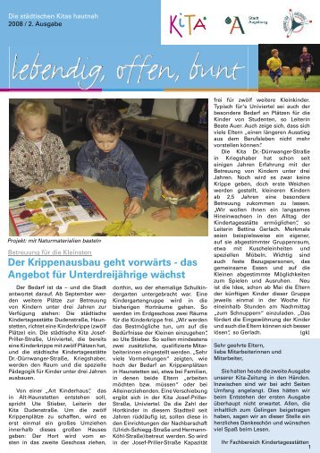 Der Krippenausbau geht vorwärts - Kinderbetreuung in Augsburg ...