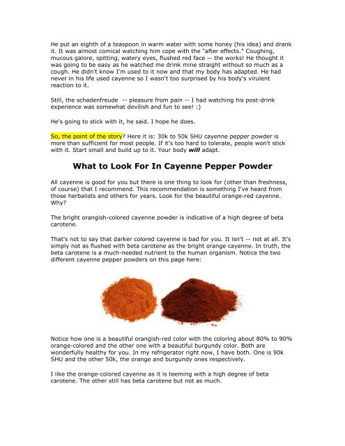 Cayenne Pepper - The King of Herbs - Heal South Africa