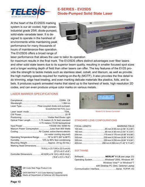 Product Guide - Telesis Technologies, Inc.