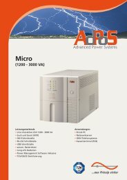 Micro (1200 - 3000 VA) - AdPoS USV