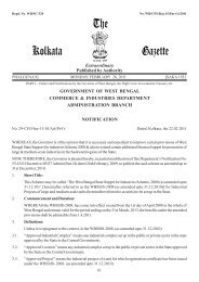 The West Bengal State Support for Industries Scheme, 2008