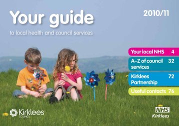 Your guide to local health and council services - NHS Kirklees