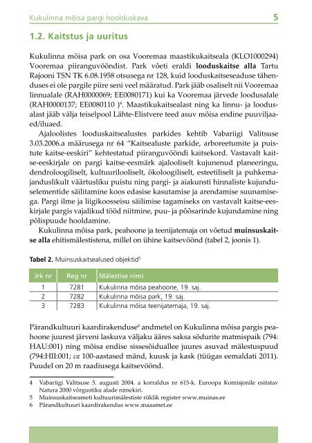 Pargiomaniku meelespea - Keskkonnaamet