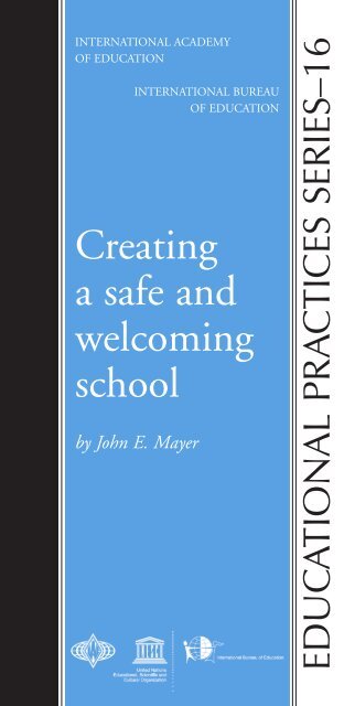 Creating a safe and welcoming school - INEE Toolkit